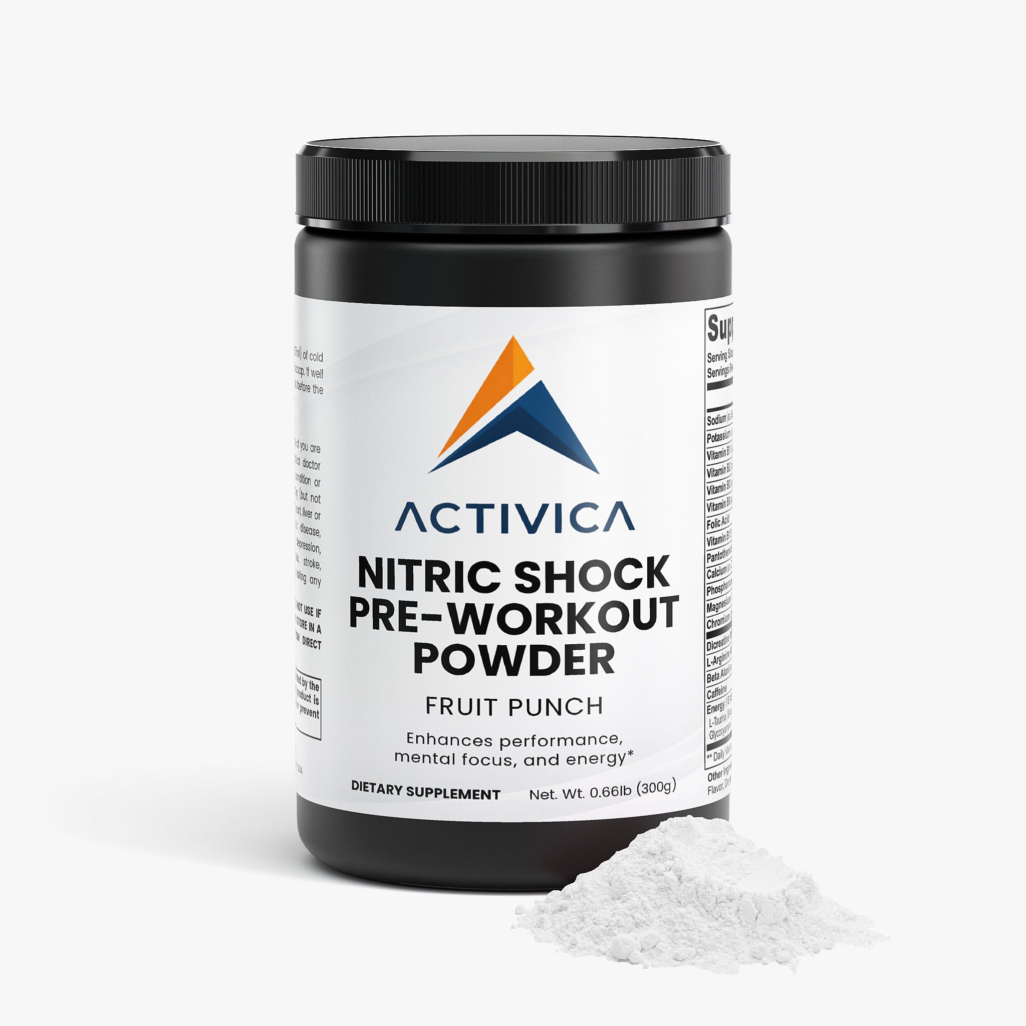 Nitric Shock Pre-Workout Powder (Fruit Punch)